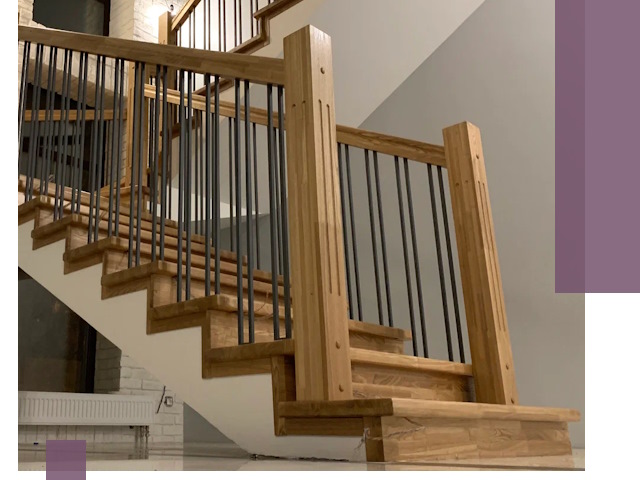 Реставрация деревянных и металлических лестниц в Смоленске