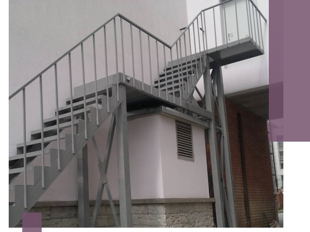 Монтаж пожарных лестниц под ключ в Смоленске с гарантией качества