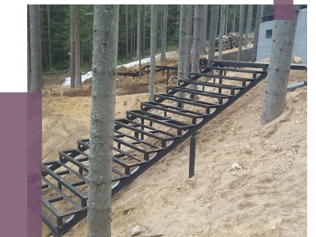 Монтаж металлических лестниц в Смоленске от 13588 руб. 