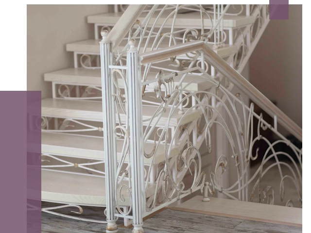 Изготовление кованых лестниц на заказ в Смоленске от 87168 руб. | ПРОЛЁТ-Смл