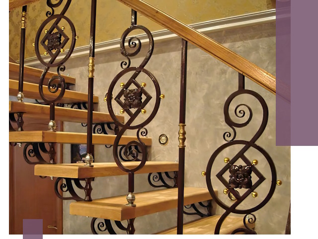 Изготовление кованых лестниц под ключ в Смоленске