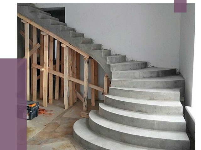 Изготовление бетонных лестниц под ключ в Смоленске от 19997 руб. | ПРОЛЁТ-Смл