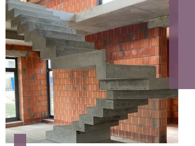 Изготовление бетонных лестниц под ключ в Смоленске