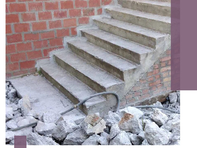 Демонтаж бетонных лестниц в Смоленске: быстро и безопасно