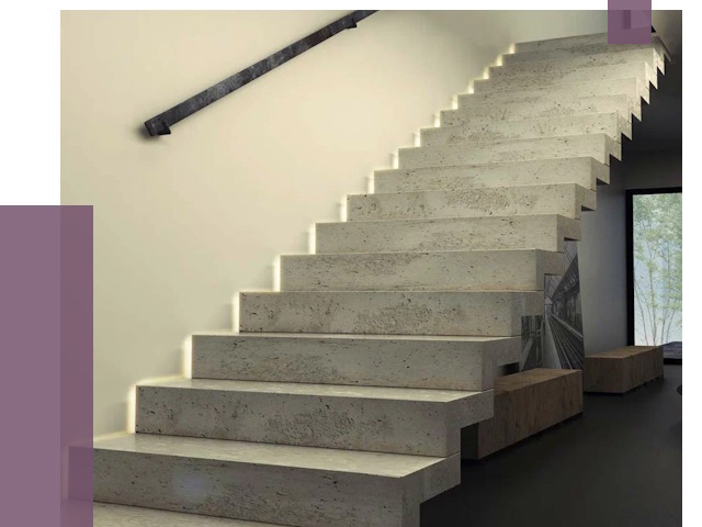 Облицовка бетонных лестниц в Смоленске от 4615 руб/м2 