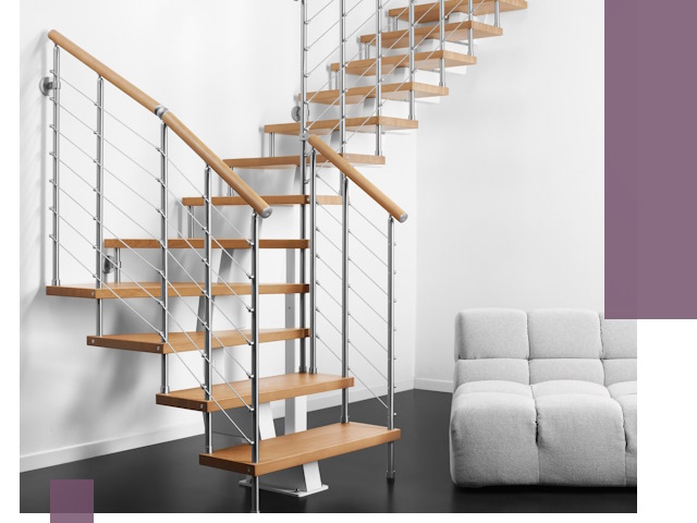Модульные лестницы под ключ в Смоленске — монтаж и изготовление