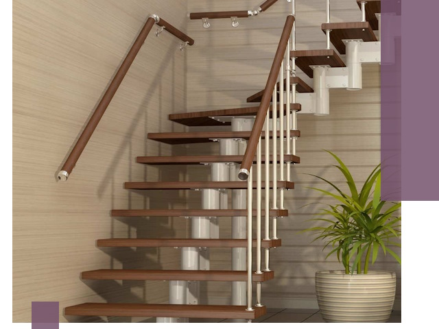 Изготовление модульных лестниц под ключ в Смоленске