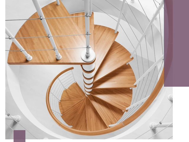 Изготовление винтовых лестниц под ключ в Смоленске