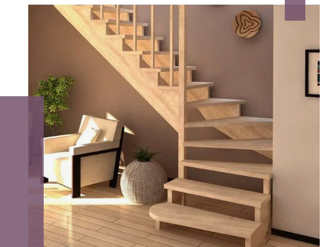 Изготовление Г-образных лестниц в Смоленске от 18972 руб. 