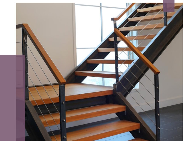 Изготовление лестниц на металлокаркасе в Смоленске от 18972 руб. | ПРОЛЁТ-Смл