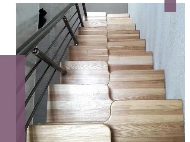 Лестницы гусиный шаг в Смоленске от 13075 руб. под ключ | ПРОЛЁТ-Смл