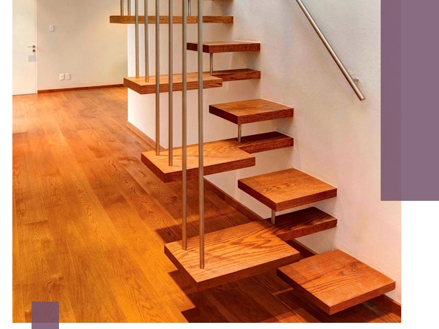 Лестницы «гусиный шаг» на заказ в Смоленске для узких пространств