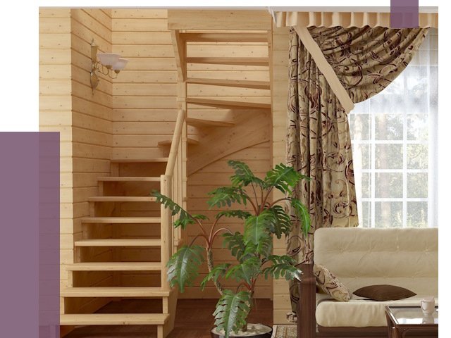 Лестницы для дачи в Смоленске от 76143 руб.  | ПРОЛЁТ-Смл