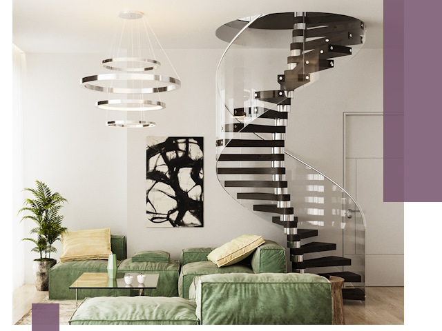 Лестницы для двухуровневой квартиры в Смоленске — изготовление и монтаж