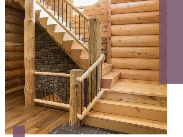 Лестницы в баню под заказ и профессиональный монтаж в Смоленске