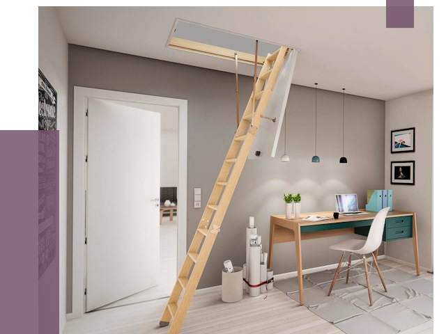 Чердачные лестницы в Смоленске — от 14613 руб. | ПРОЛЁТ-Смл