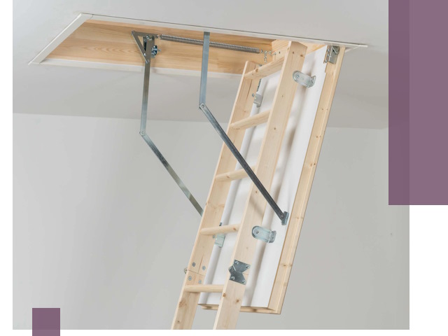 Установка чердачной лестницы под ключ в Смоленске