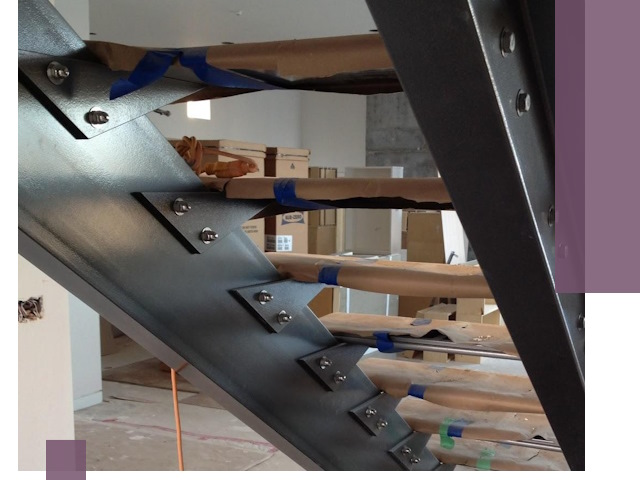 Усиление лестничных конструкций и усиление опор в Смоленске