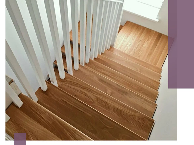 Лестницы из бука в Смоленске: изготовление, монтаж и демонтаж