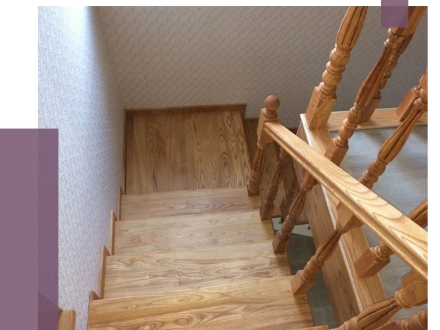 Сосновые лестницы в Смоленске под ключ от 8101 руб.  | ПРОЛЁТ-Смл