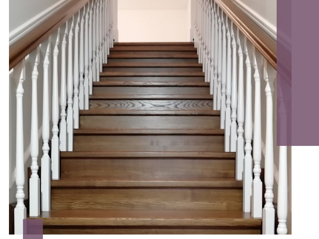 Лестницы из ясеня на заказ в Смоленске — изготовление и монтаж