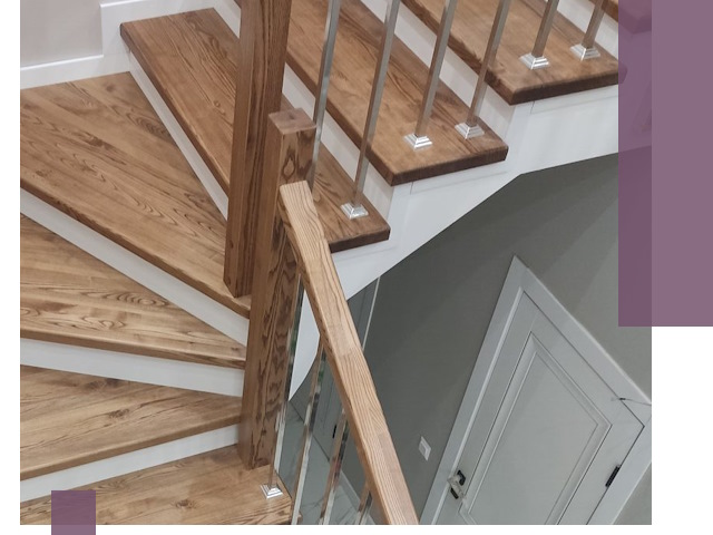 Обшивка металлических лестниц под ключ в Смоленске