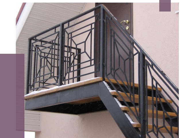 Металлические перила в Смоленске от 4307 руб.  | ПРОЛЁТ-Смл