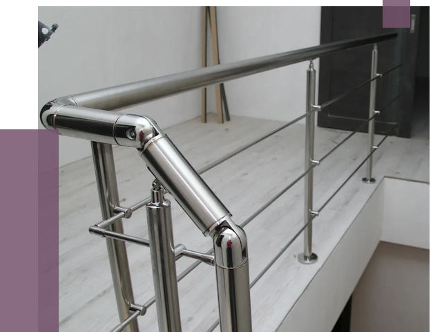 Перила из нержавеющей стали в Смоленске от 9024 руб. под ключ | ПРОЛЁТ-Смл
