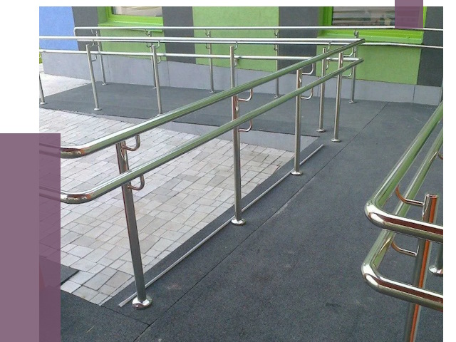 Ограждения пандусов в Смоленске от 4358 руб. монтаж | ПРОЛЁТ-Смл