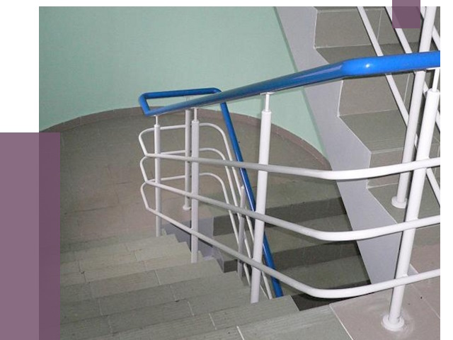 Перила в подъезде в Смоленске — установка и замена от 7435 руб. | ПРОЛЁТ-Смл