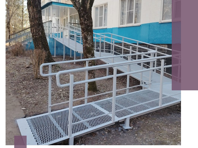 Пандусы под ключ в Смоленске: изготовление, монтаж и демонтаж
