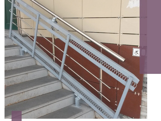 Изготовление откидных пандусов под ключ в Смоленске