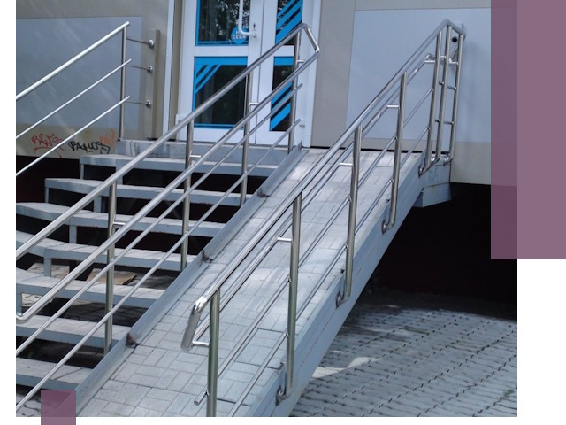 Пандус на крыльцо под ключ в Смоленске: монтаж и изготовление