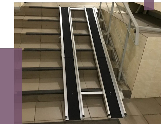 Установка пандуса в подъезд в Смоленске от 7999 руб. под ключ | ПРОЛЁТ-Смл