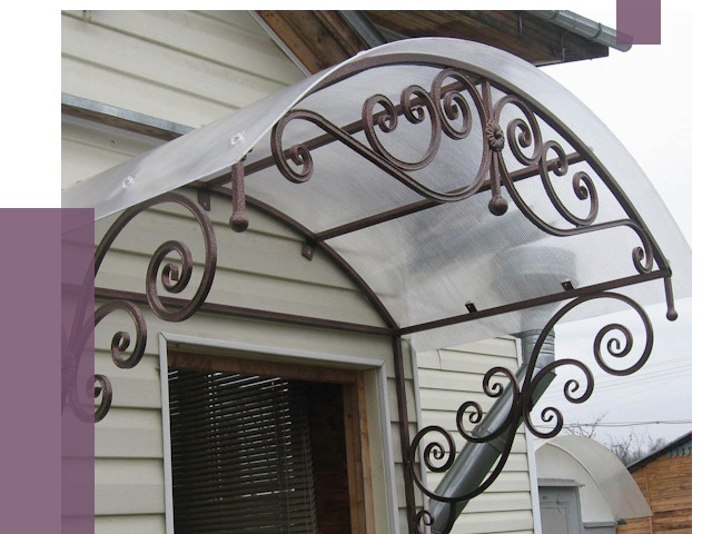 Изготовление козырьков в Смоленске от 7384 руб. — заказать | ПРОЛЁТ-Смл