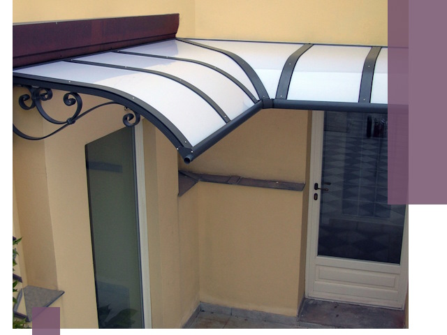 Монтаж козырьков любой сложности в Смоленске под ключ