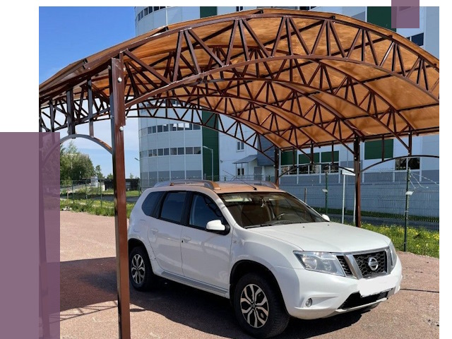 Недорогие навесы в Смоленске от 43071 руб.  | ПРОЛЁТ-Смл