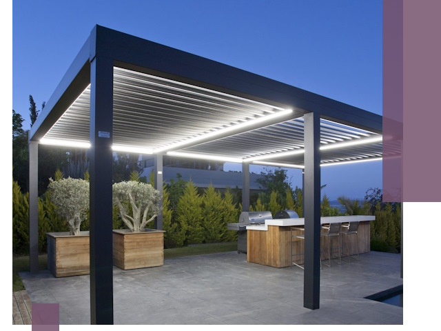 Навесы отдельно стоящие под ключ в Смоленске из металла и поликарбоната