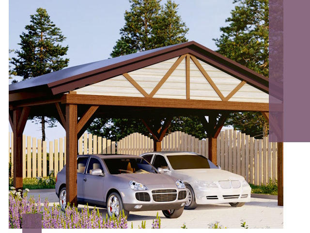 Навесы для автомобиля в Смоленске — изготовление и монтаж