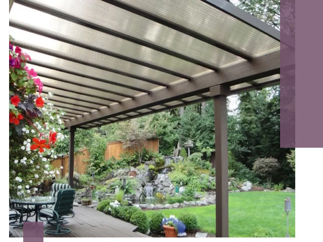 Навесы из поликарбоната под ключ в Смоленске быстро и надёжно