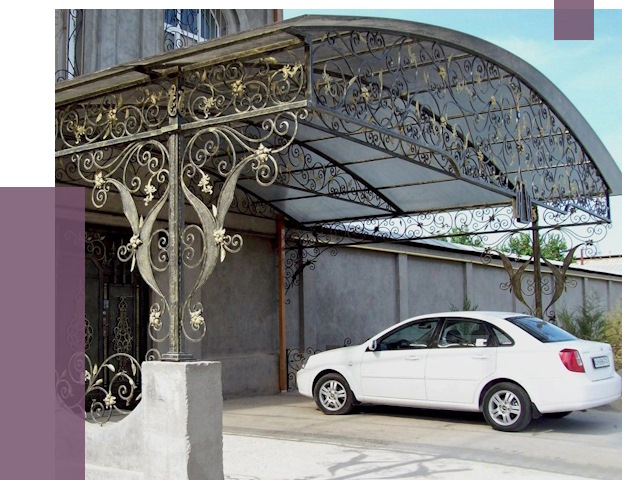 Кованые навесы в Смоленске от 14613 руб. | ПРОЛЁТ-Смл