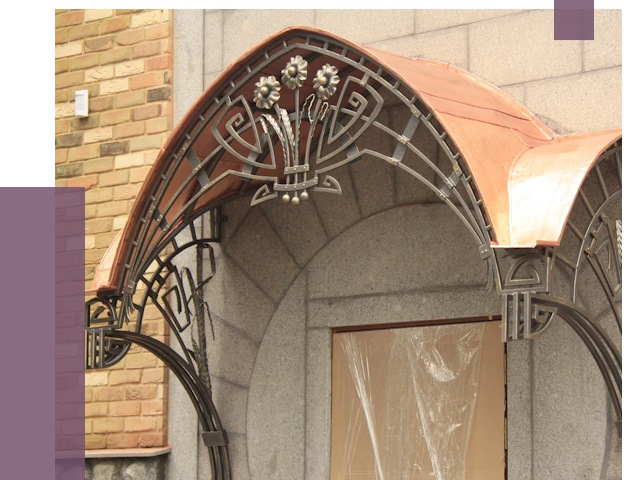 Арочные козырьки в Смоленске от 14613 руб. 