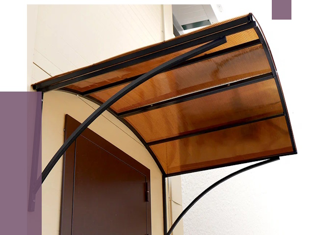 Недорогие козырьки в Смоленске от 7609 руб.  | ПРОЛЁТ-Смл