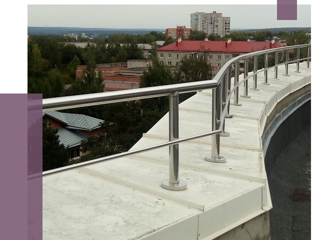 Парапеты и ограждения кровли в Смоленске от 4974 руб.