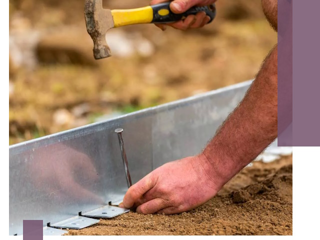 Монтаж металлических бордюров в Смоленске быстро и качественно