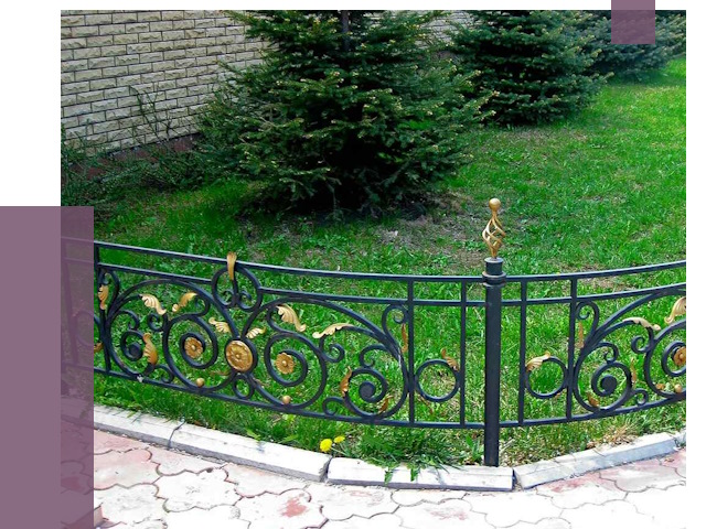 Кованые газонные ограждения в Смоленске от 7640 руб. — ПРОЛЁТ-Смл