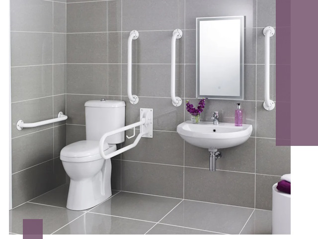 Поручни для санузлов в Смоленске: установка, ремонт и монтаж