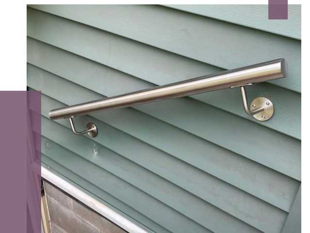 Поручни из нержавеющей стали в Смоленске от 7691 руб.  | ПРОЛЁТ-Смл